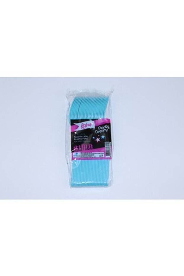 25 شوكة بلاستيكية ملونة - 2