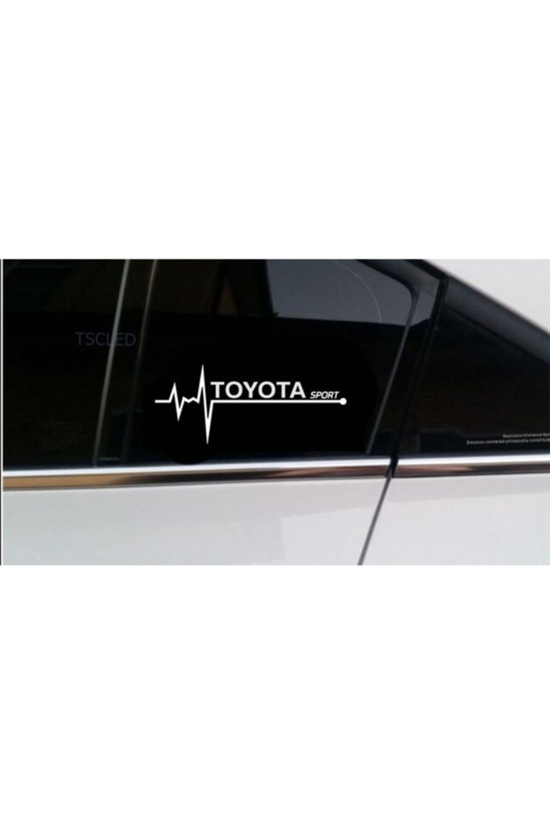 2 Pieces Right-Left Ty Sport Pulse Heartbeat Sticker