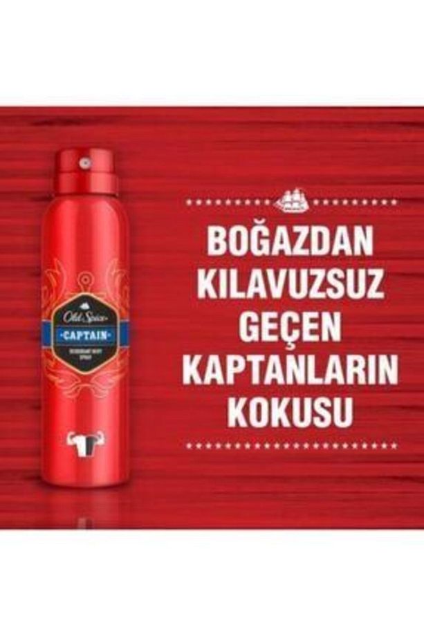 Sprey Deodorant 150 ml Captain 87082 - Avantajlı Paket 2 Adet - 3