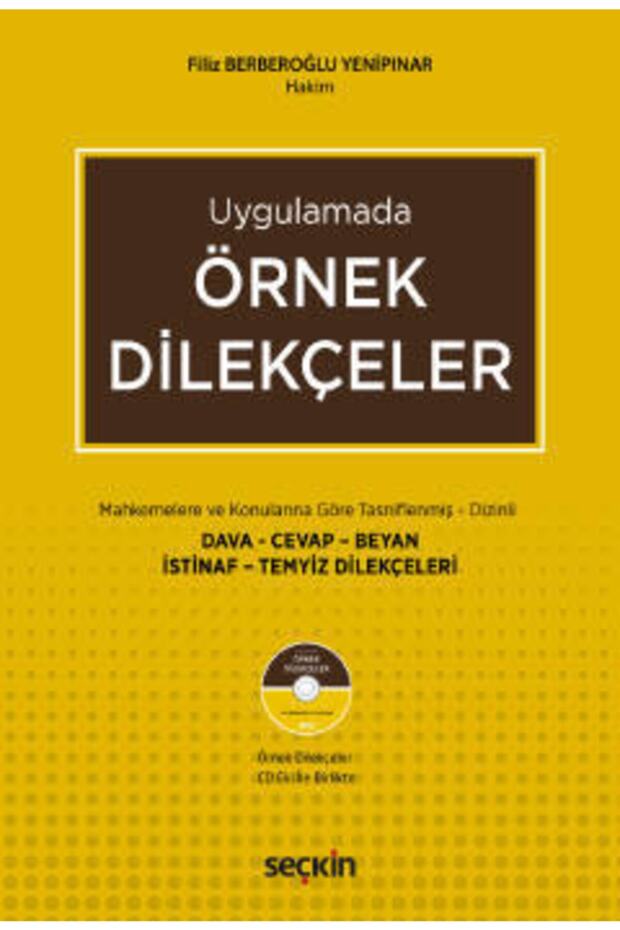 Uygulamada Örnek Dilekçeler - Filiz Berberoğlu Yenipınar - 1