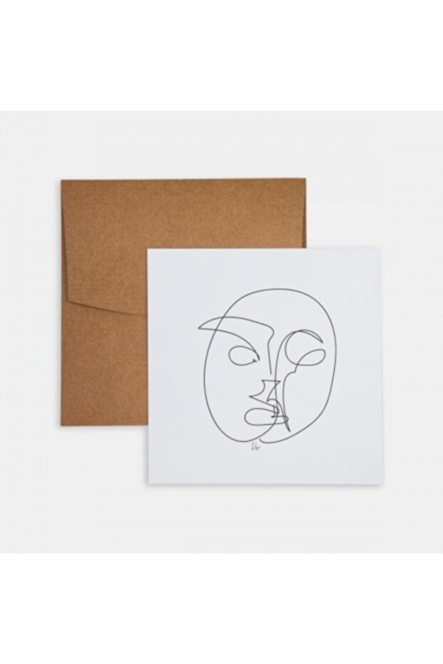 Line Drawings Face 1 Mini Poster