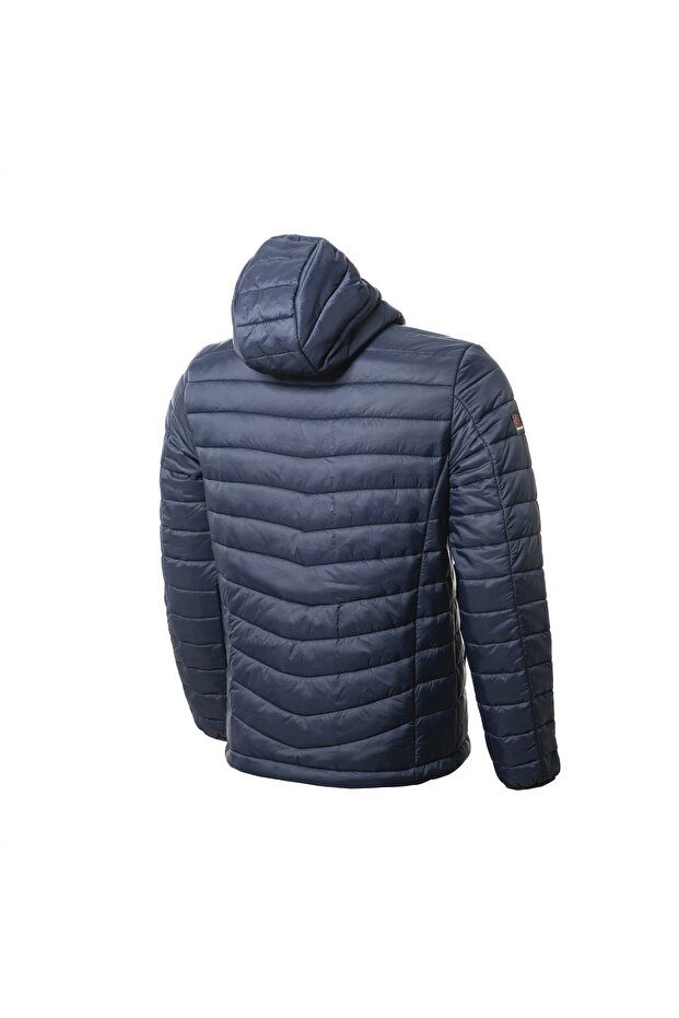 Erkek  Kapüşonlu Şişme Mont - 3