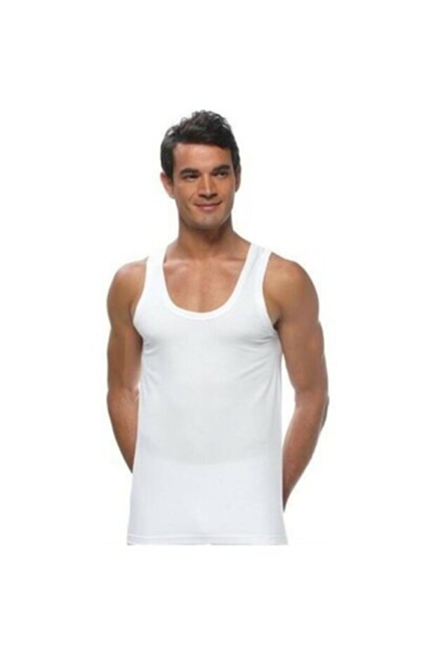 White King Size Cotton Men's Tank Top
