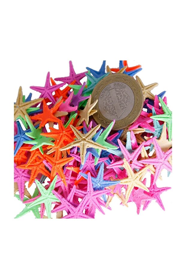 Polyester Starfish Tiny Size Mixed Color - 1