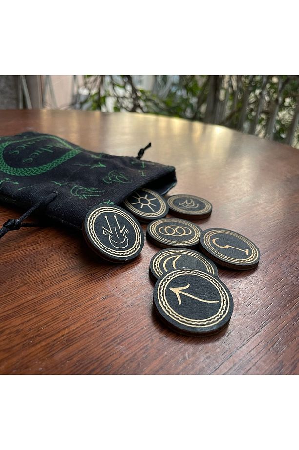 Regin Witches Runes Set / Cadı Runeleri Seti / Kehanet Runeleri - Tarot - 4