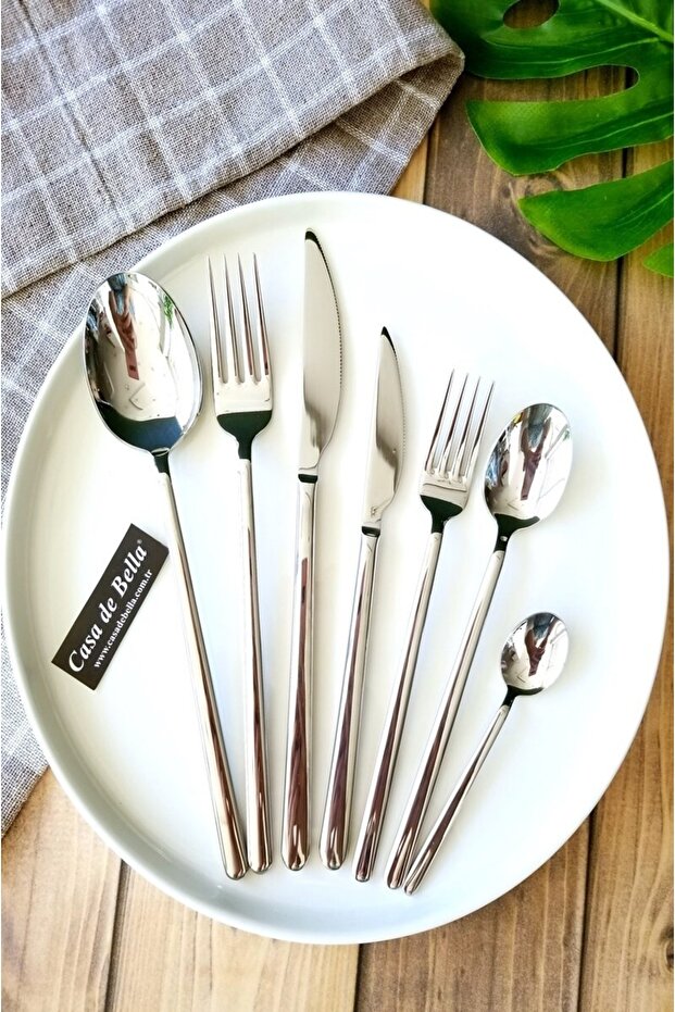 Dali 36 Piece Silver Fork Spoon Knife Set