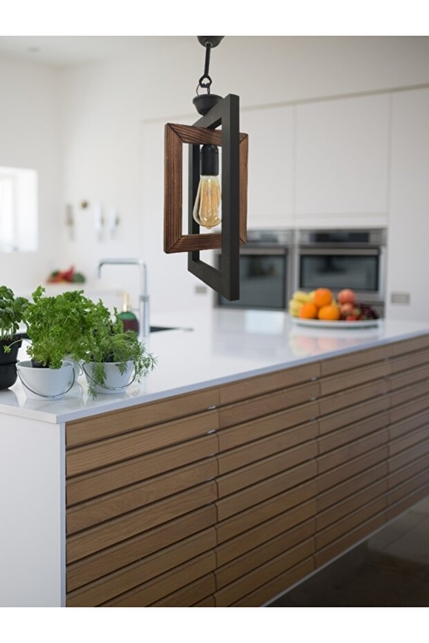 Ahşap Boyalı Dekor Aplik - 2