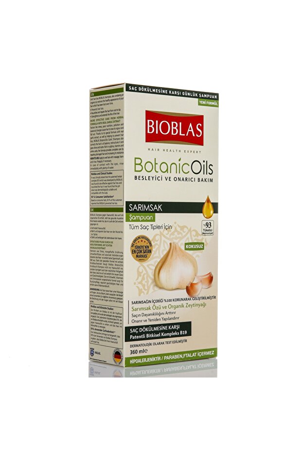Botanic Oils Sarımsak Şampuan 360 ml - 8