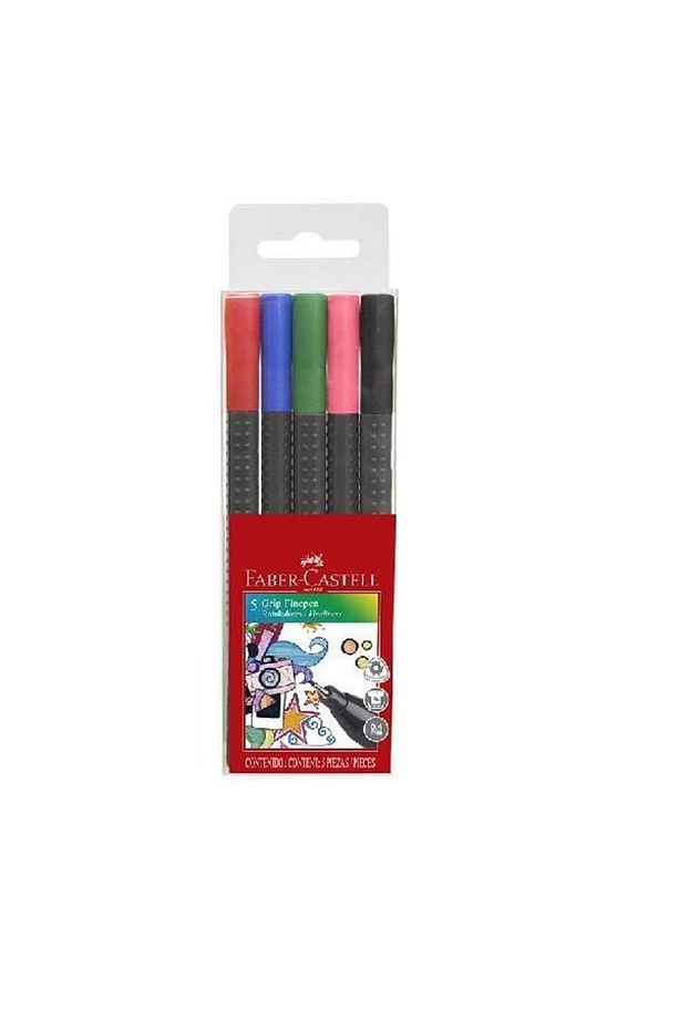 Grip Finepen 0.4 5 Adetli Farklı Renklerde - 1