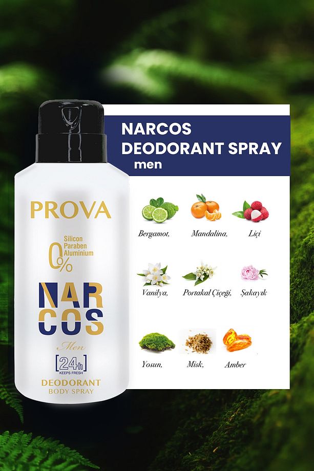 Narcos Edp Erkek Parfüm 120 ml Ve Deodorant 150 ml  3 Adet - 3