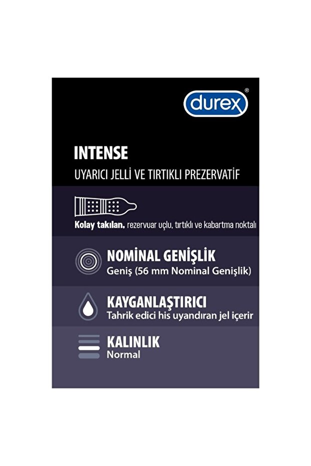 Durex Intense Prezervatif 20'li - 3
