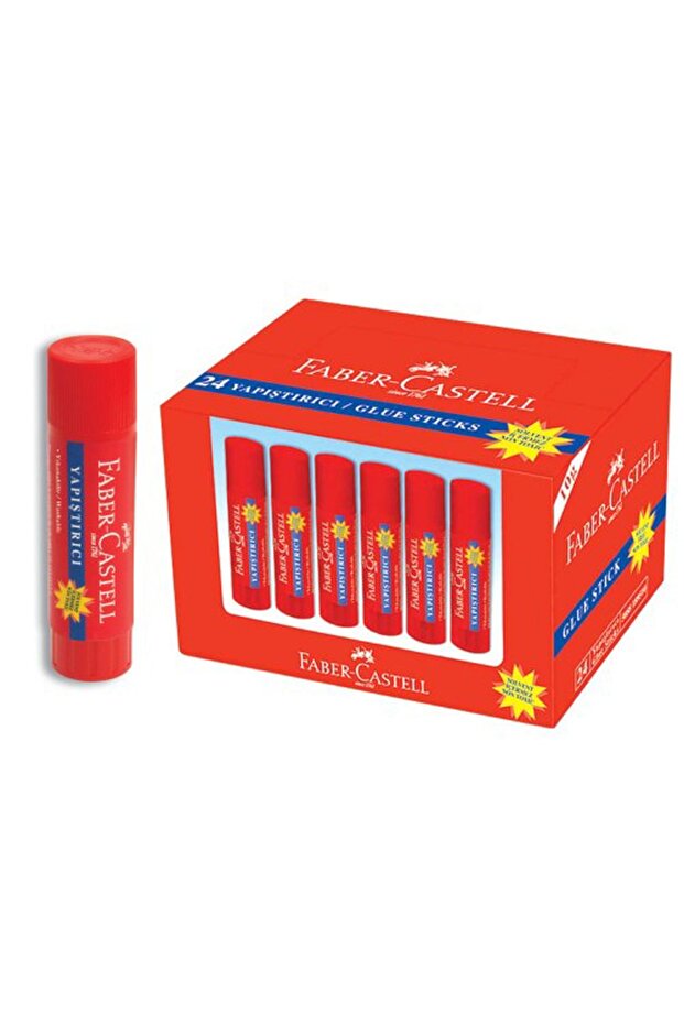 Faber Castell Prit Stick Yapıştırıcı 10 Gr 24 Paket - 1