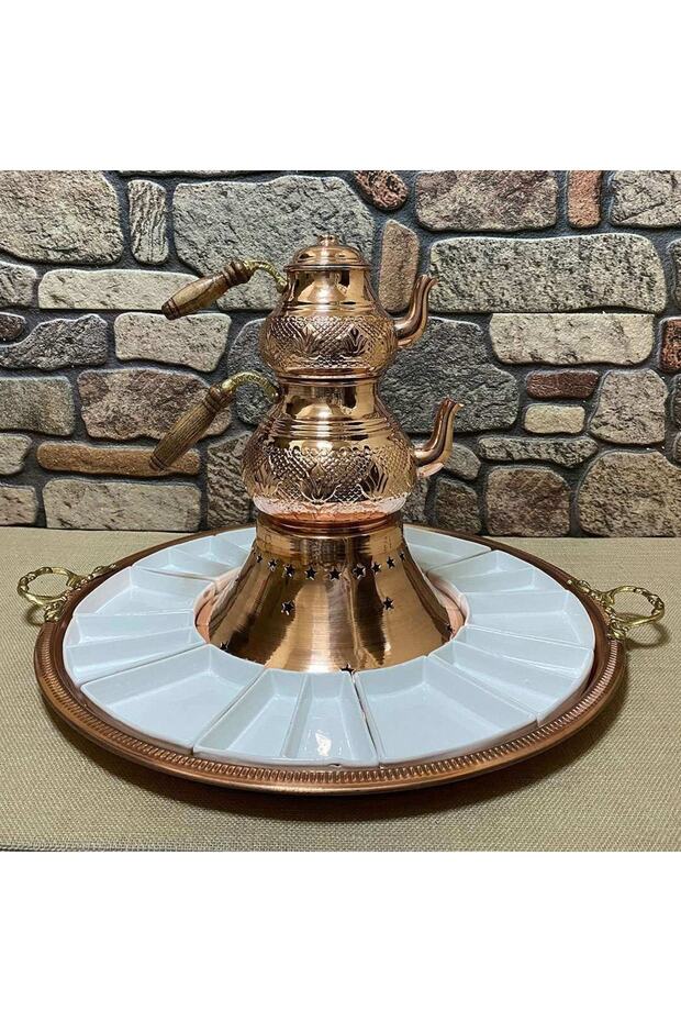 Bakır Kahvaltı Seti - 1