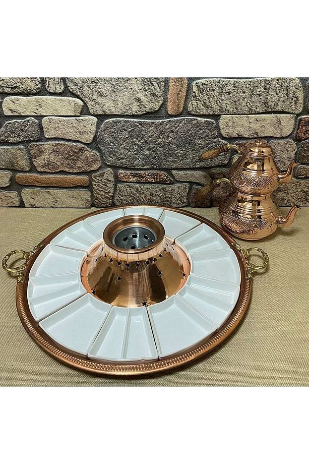 Bakır Kahvaltı Seti - 4