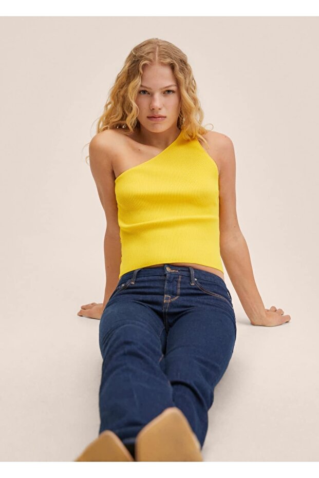 Düğümlü Asimetrik Üst - 6