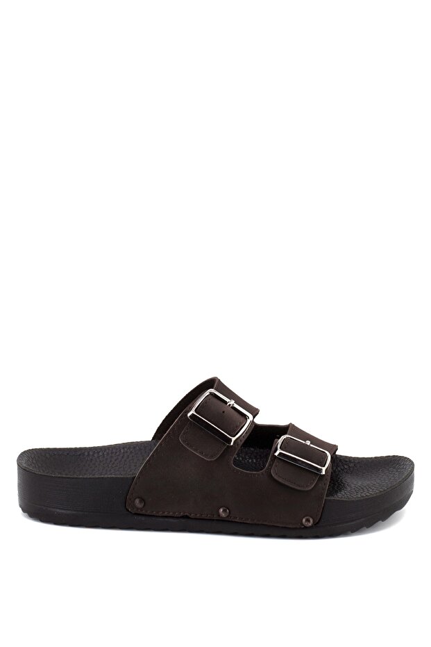 PC-3232c Women's Slippers Brown