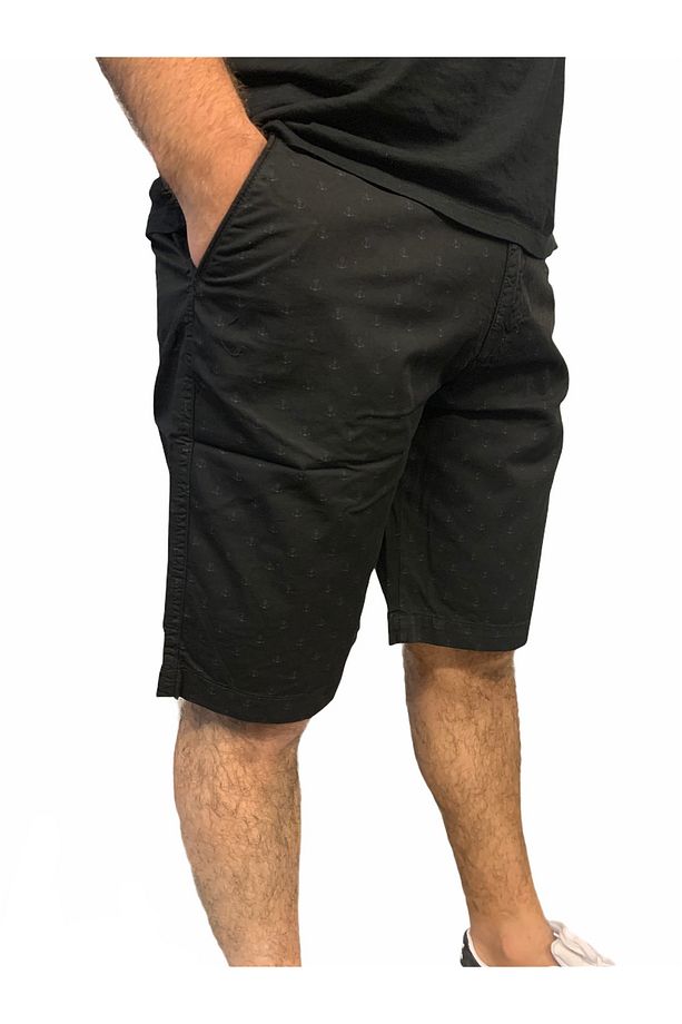 Chino Erkek Siyah Şort 21705-02 - 2
