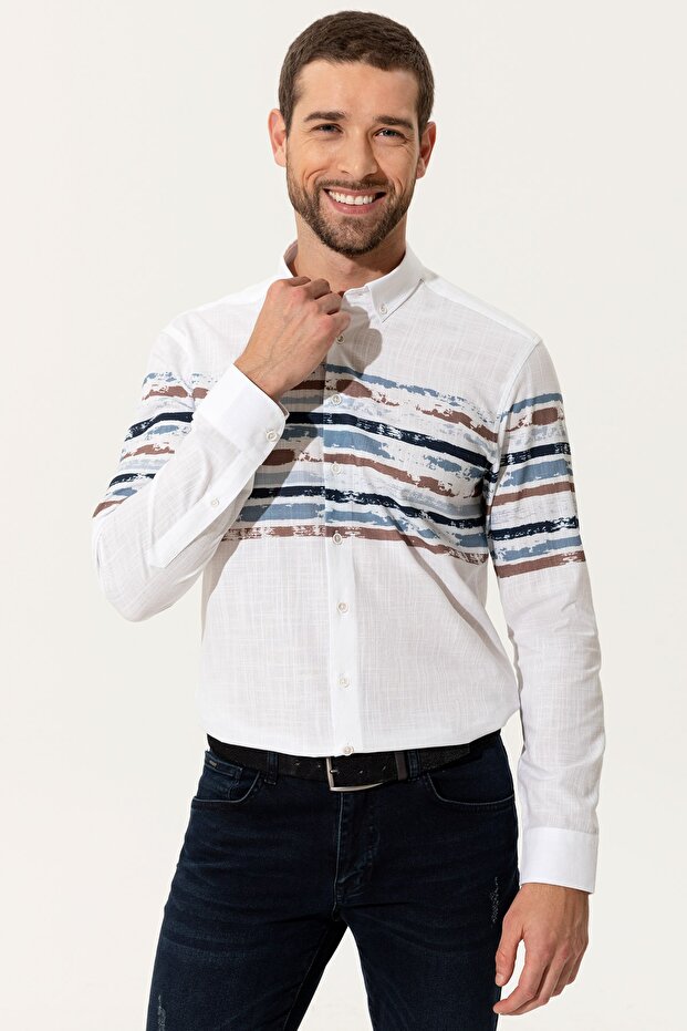 Men's Blue Shirt G021Sz004.000.1410869