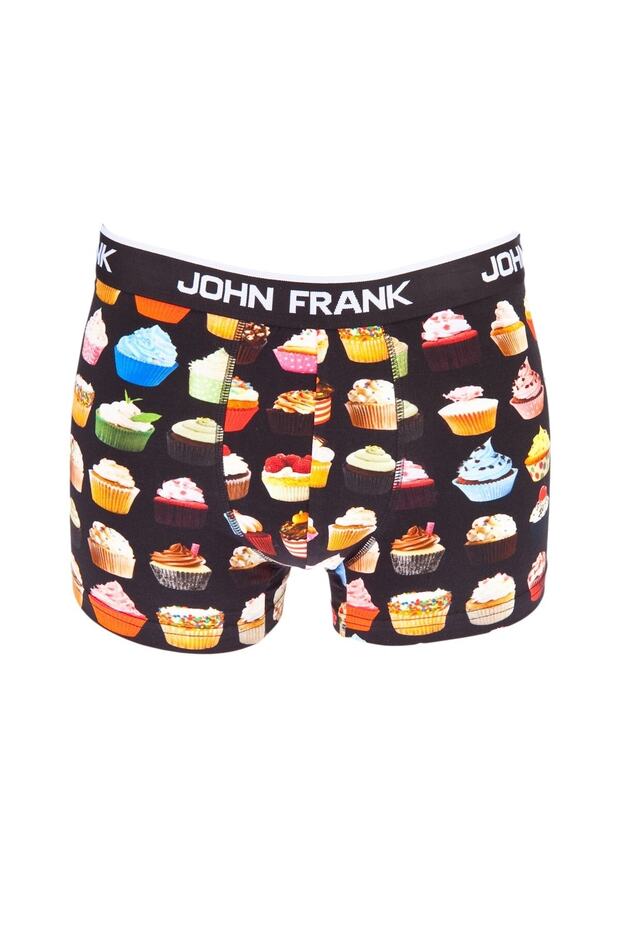 Men's Cupcake Patterned Boxers - 1