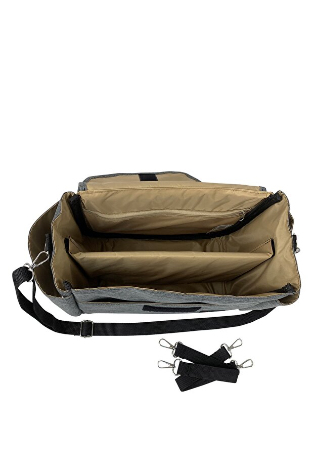 Stroller Bebek Arabası Çantası Sade Gri - 6