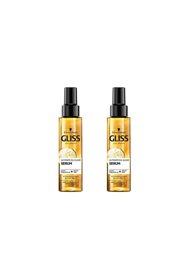 Schwarzkopf Ultimate Oil Elixir Besleyici Bakim Serumu 100 ml X 2 Adet - 1
