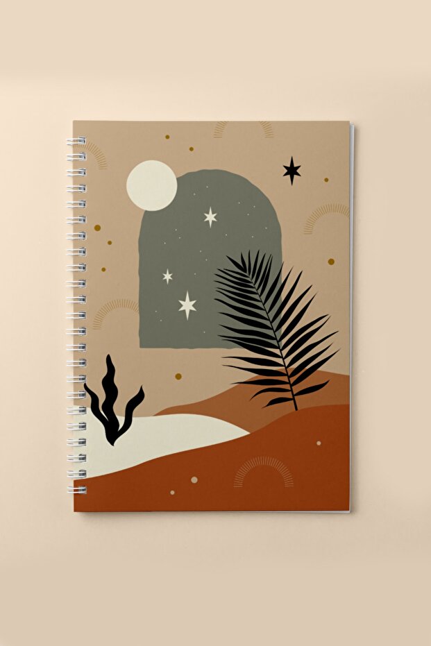 دفتر ملاحظات حلزوني مقاس A5 (15x21 سم) - 1