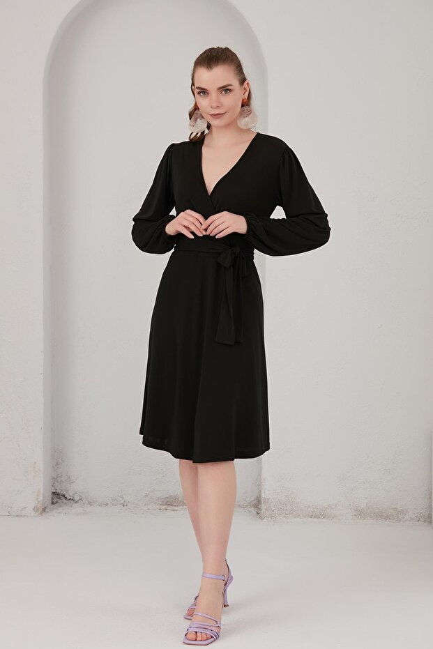 Kruvaze Elbise (b22-403m) - 4