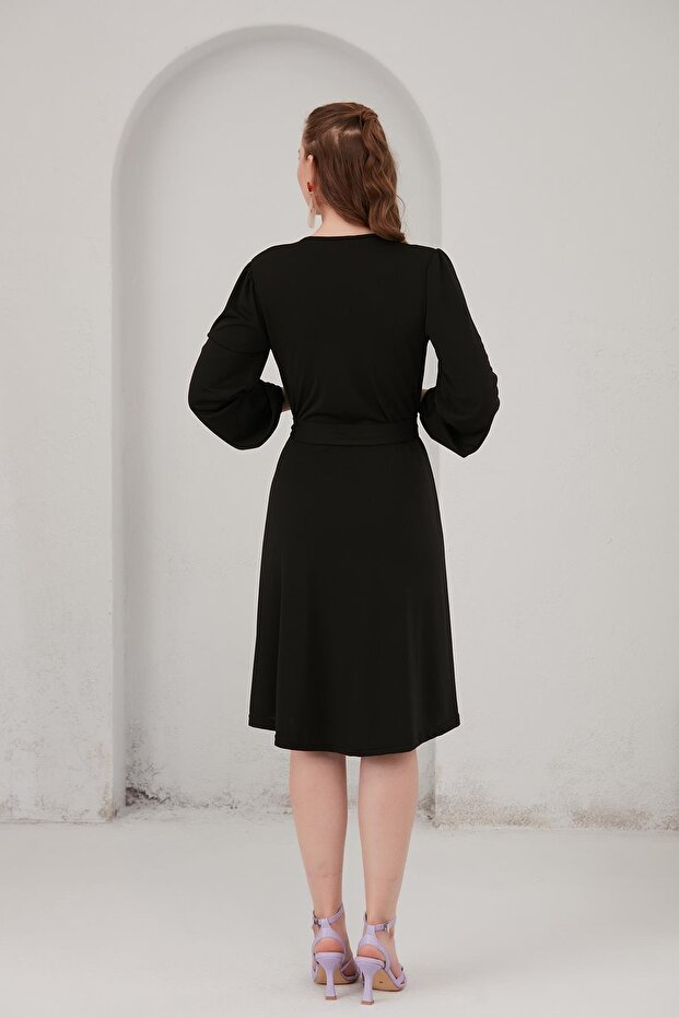 Kruvaze Elbise (b22-403m) - 6