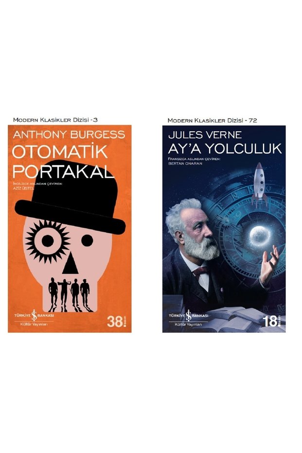 Otomatik Portakal - Anthony Burgess and Ay’a Yolculuk - Jules Verne Double Set