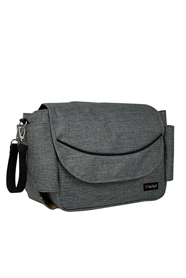 Stroller Bebek Arabası Çantası Sade Gri - 5