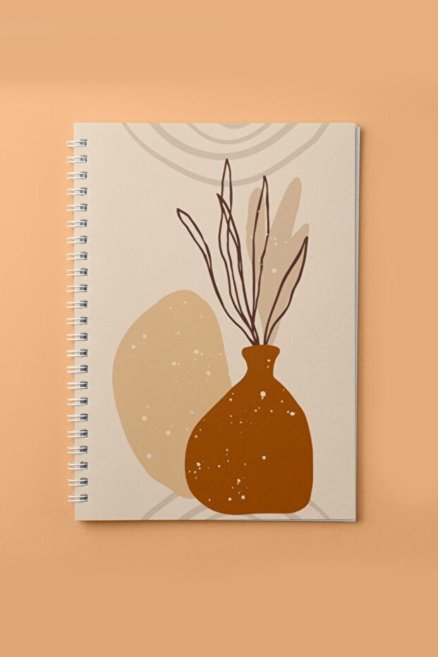 A5 Spiral Checked Notebook (15x21cm)