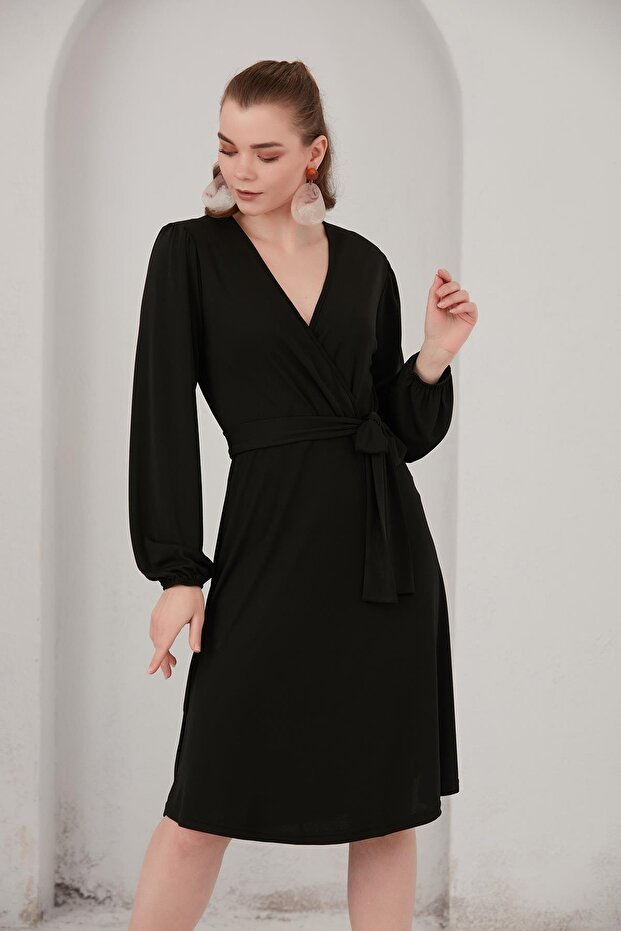 Kruvaze Elbise (b22-403m) - 1