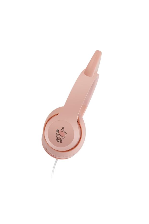 Fs56 Kedi Figürlü Kablolu Mikrofonlu Kulaküstü Kulaklık Pembe - 4