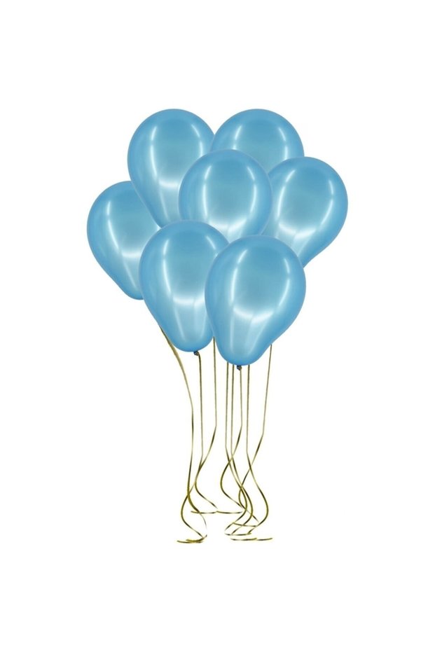 Metallic Blue Colored Balloon 10 Pieces