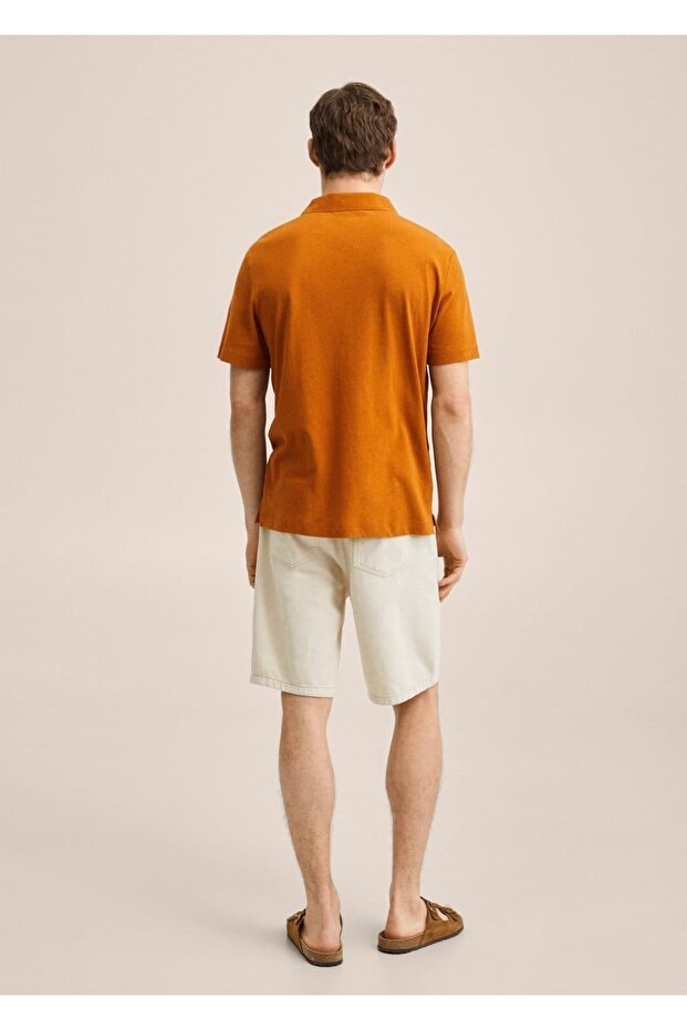 Regular Fit Denim Şort - 4