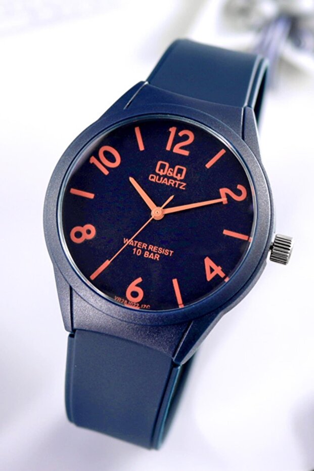 Waterproof Navy Blue Color Unisex Wristwatch