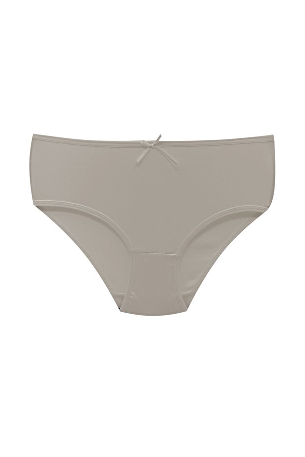 Ecru Cotton High Waist Women's Panties