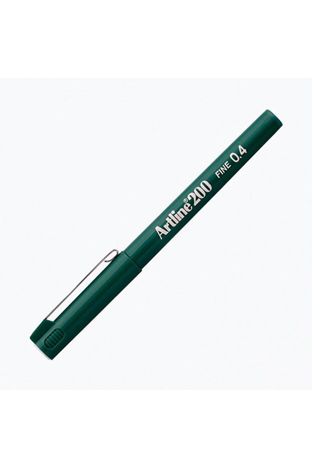 قلم كتابة ورسم Fineliner 200 مقاس 0.4 مم باللون الأخضر الداكن