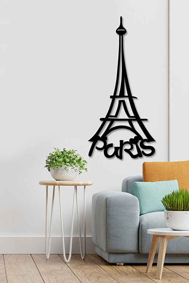 Paris Eiffel Ahşap Tablo