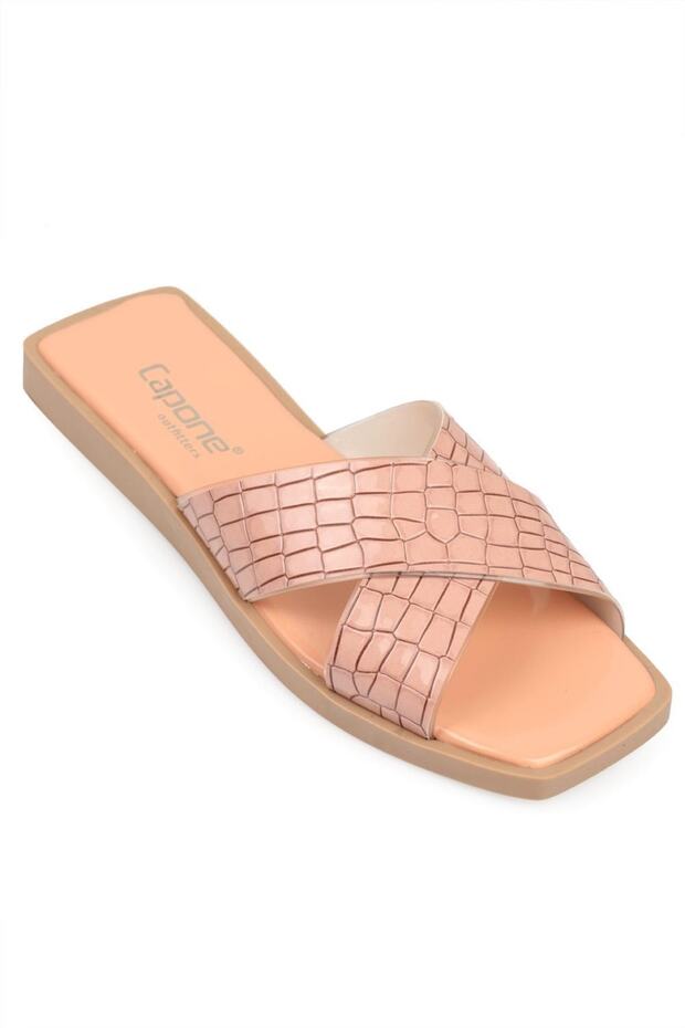 Capone Cross átlátszó pántos papucs - 1