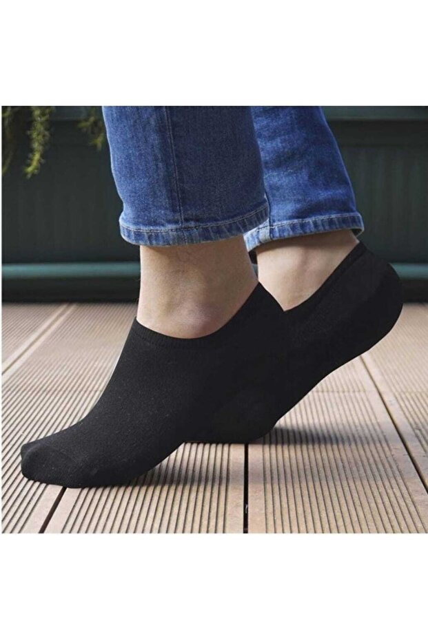 Men's Short Bamboo Seamless Sneakers Invisible Socks 3 Pairs