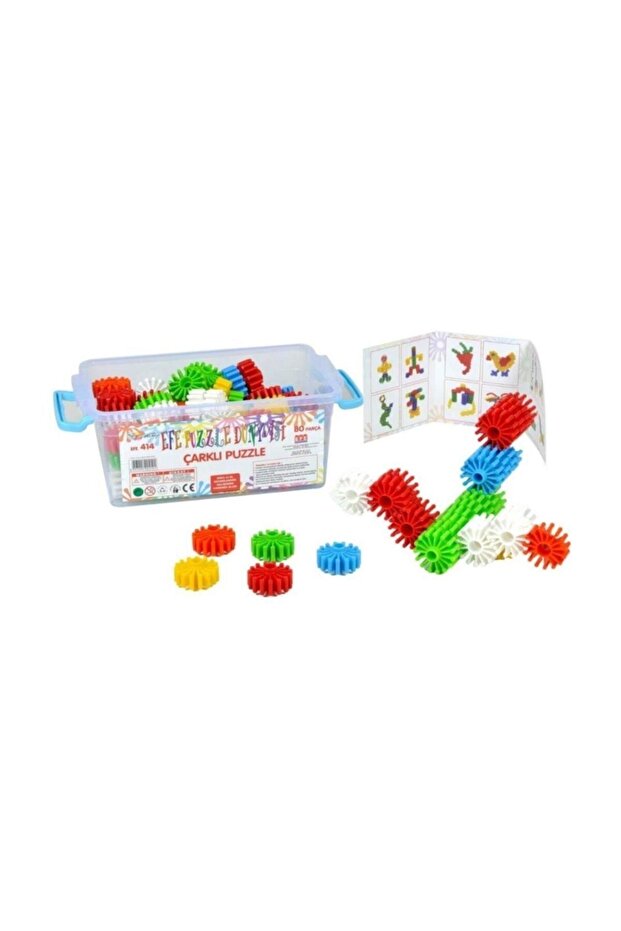 414 Box. 80 Piece Wheel Puzzle Toy