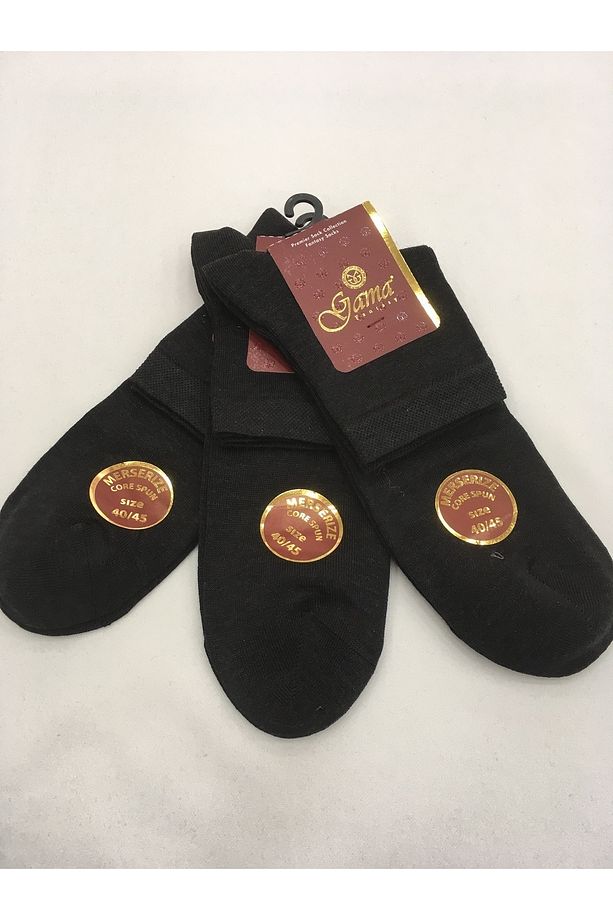 3 Adet Merserize %100 Doğal Naylonsuz Düz Renkli Ince Yazlık Yarım Konçlu Erkek Patik - 2