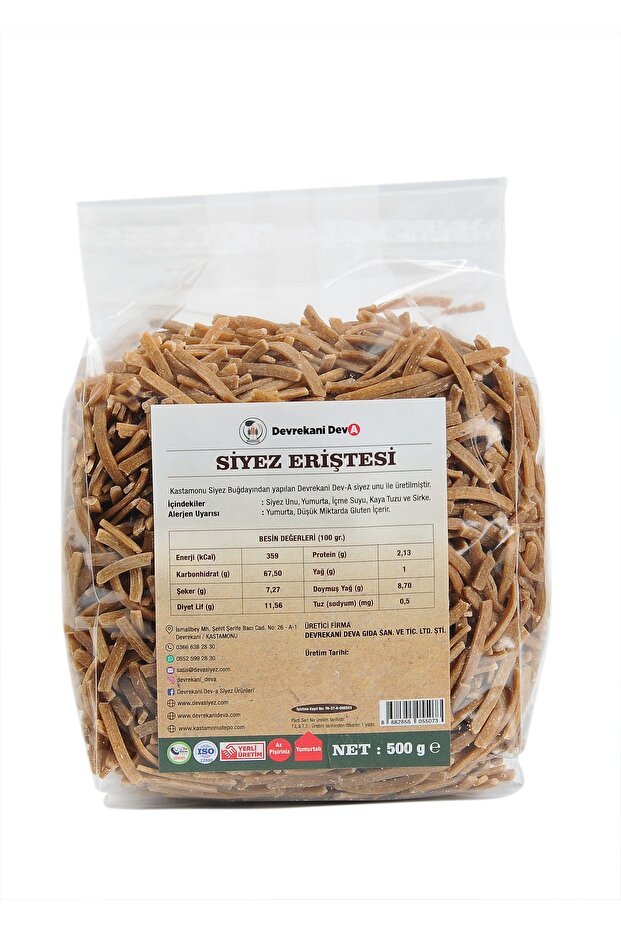 Kastamonu Siyez Eriştesi 500 gr. - 1