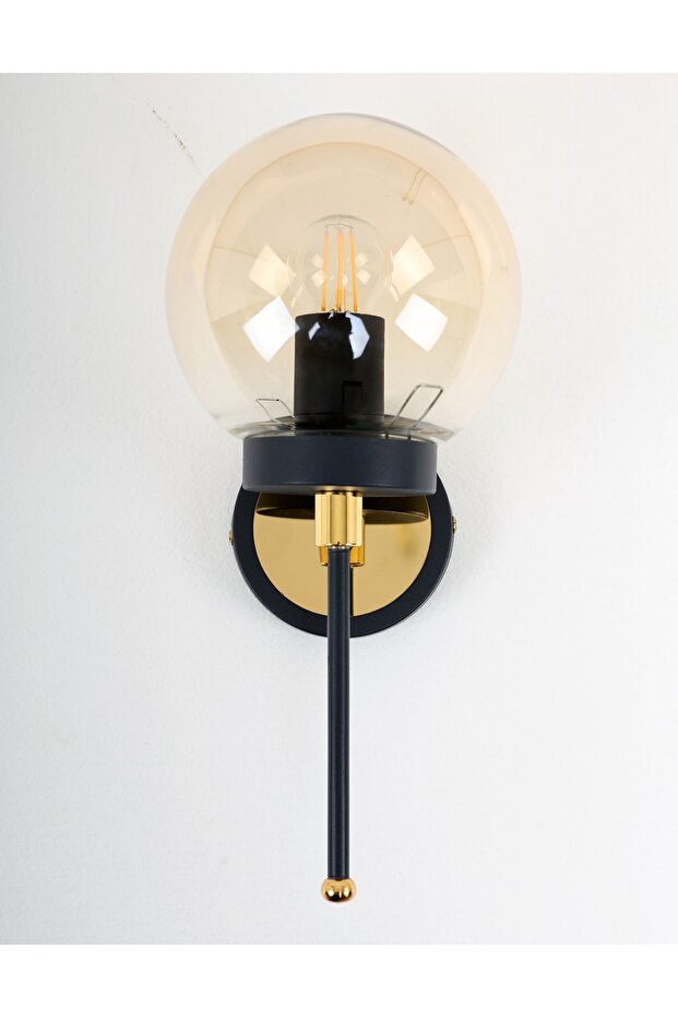 Tokyo Black Gold Honey Glass Sconce