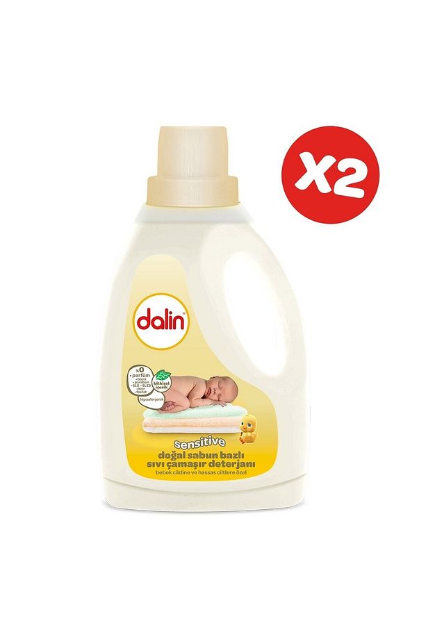 Sensitive Doğal Sabun Bazlı Çamaşır Deterjanı 1500 ml X 2 Adet - 2