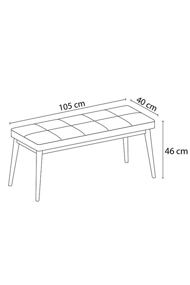 Leona Siyah Mermer Desen 80x132 Mdf Açılabilir Mutfak Masası Takımı 4 Sandalye, 1 Bench - 7