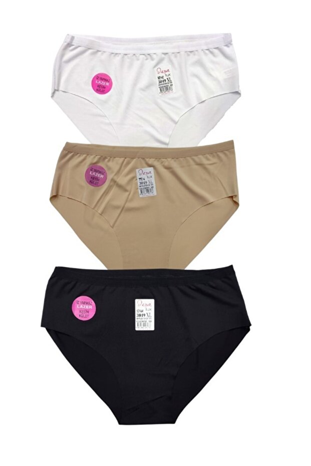 سراويل داخلية مقطوعة بالليزر من ديزا، 3 قطع