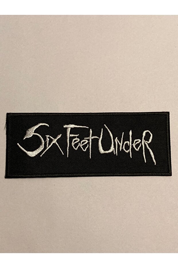 12x4.7cm Six Feet Under Patch - رقعة تزوير وجينز
