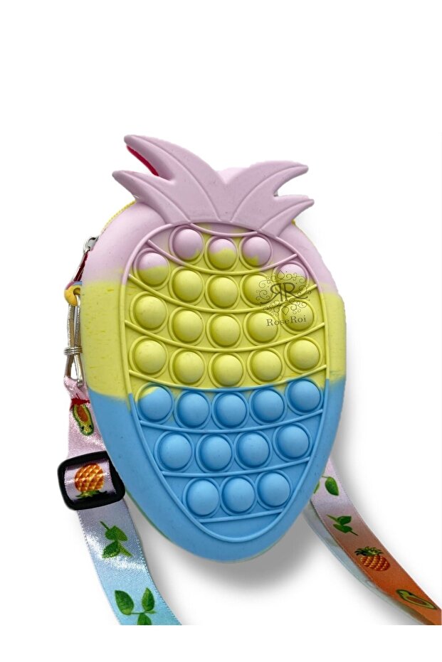 Askılı Çilek Popit Çanta - 2